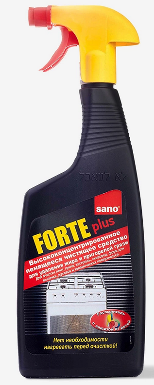 SANO FORTE Засіб для чищення кухні для видалення жиру, сажі 0,75л